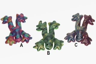 Obrázek z Žába textil s pískem 12cm, 3 asst (12) 